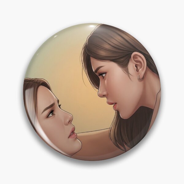 Item preview, 3rd Person Chris Sun Thai GL Kdrama Actress LGBTQ+ Cartoon Art Wall Decor Comic Print Poster Shirt Cell  designed and sold by Mind Space.