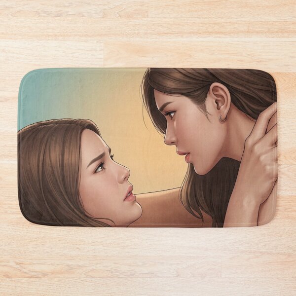Item preview, 3rd Person Chris Sun Thai GL Kdrama Actress LGBTQ+ Cartoon Art Wall Decor Comic Print Poster Shirt Cell  designed and sold by Mind Space.