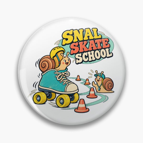 Item preview, Snail Learns to Roller Skate designed and sold by Pixdot.