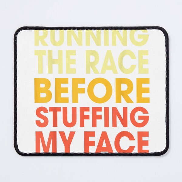 Item preview, Turkey Trot Running The Race Before Stuffing My Face Holiday T-Shirt designed and sold by RoReshop.