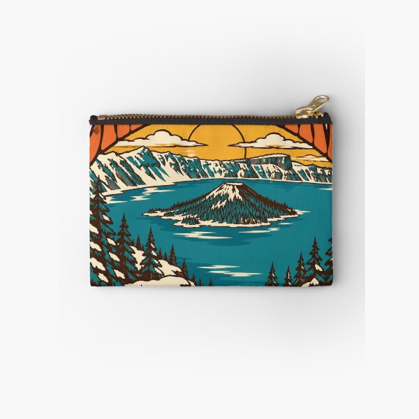 Artikelvorschau, Geschenkidee für den Crater-Lake-Nationalpark – Retro-Souvenir vom Crater Lake entworfen und verkauft von RedRubyBubble.