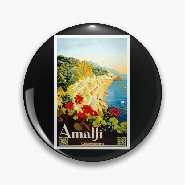 Item preview, Vintage-Amalfi-Italy-Travel-Poster-1915 designed and sold by zibertcow.