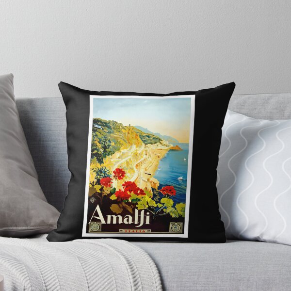 Item preview, Vintage-Amalfi-Italy-Travel-Poster-1915 designed and sold by zibertcow.
