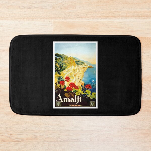 Item preview, Vintage-Amalfi-Italy-Travel-Poster-1915 designed and sold by zibertcow.