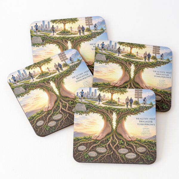 Item preview, Healthy Feet, Brighter Tomorrows – Podiatry Wellness Art designed and sold by Mirgonhood.