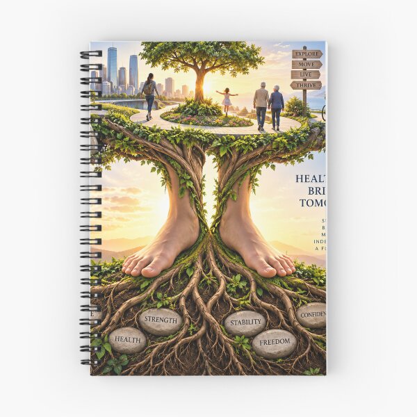 Item preview, Healthy Feet, Brighter Tomorrows – Podiatry Wellness Art designed and sold by Mirgonhood.