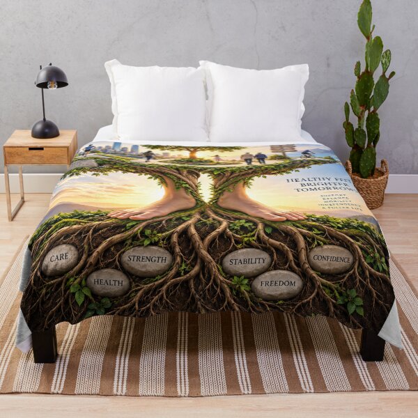 Item preview, Healthy Feet, Brighter Tomorrows – Podiatry Wellness Art designed and sold by Mirgonhood.