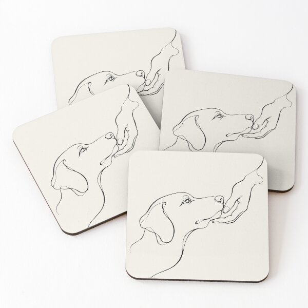 Item preview, Dog Lover One Line Drawing Minimalist Pet Art Sketch designed and sold by FemmePod.