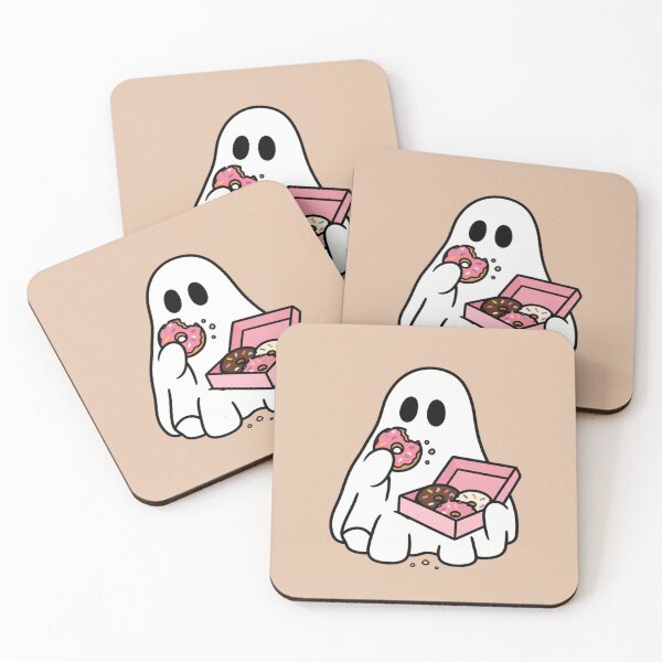 Item preview, Ghost Eating Donuts designed and sold by LuloCreative.
