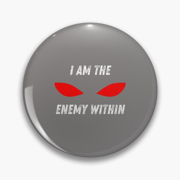 Item preview, I Am The Enemy Within Red Eyes Quote T-Shirt-16 designed and sold by KevinKruger.