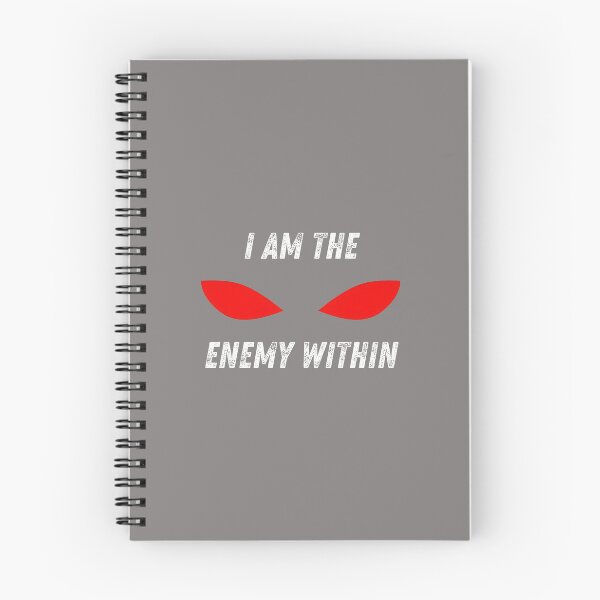 Item preview, I Am The Enemy Within Red Eyes Quote T-Shirt-16 designed and sold by KevinKruger.
