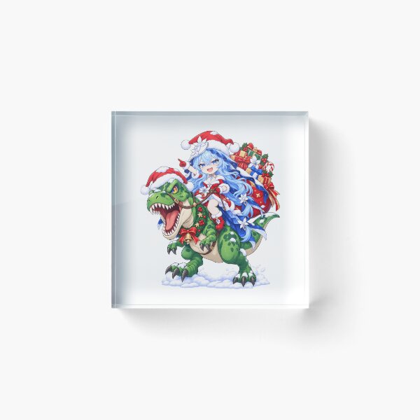 Item preview, Shorekeeper Wuthering Waves Christmas T Rex Ride designed and sold by mildaclairmo.