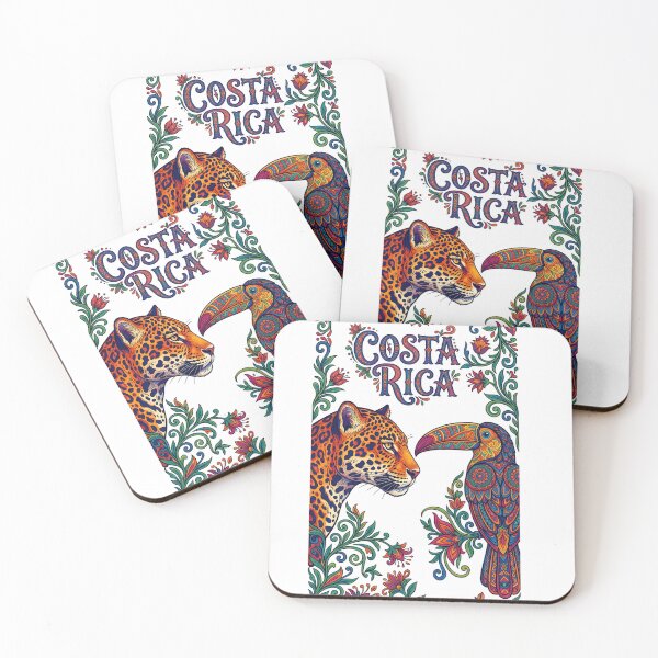 Item preview, Sarchi Folk Art Jaguar and Toucan designed and sold by TicoInk.