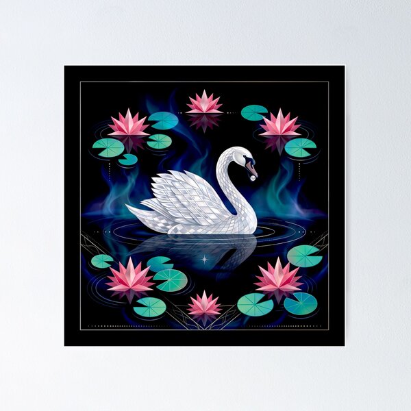 Item preview, Animal Wild Geometry: Swan #1 designed and sold by Helios Be. Lavsh.