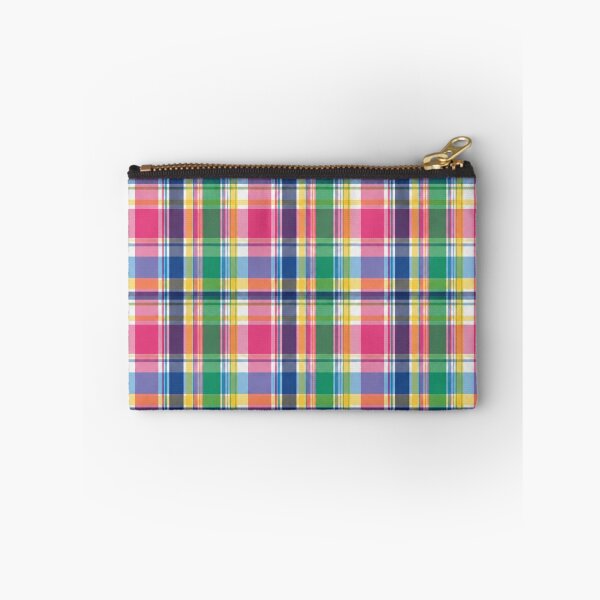 Item preview, Madras Plaid Pattern | Bright Preppy Summer Check in Pink, Green, Yellow and Blue designed and sold by StickyGuys.