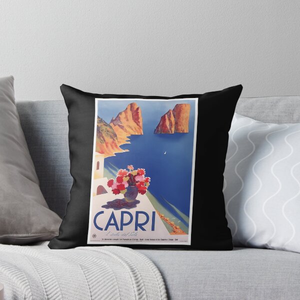 Item preview, Vintage-Capri-Italy-Travel-Poster designed and sold by zibertcow.