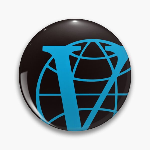 Item preview, Bold Blue V Over Globe  designed and sold by Segasworks.
