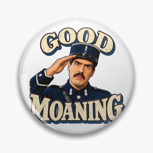 Item preview, GOOD MOANING - Officer - Captain - Crabtree designed and sold by WheelieGdArt.