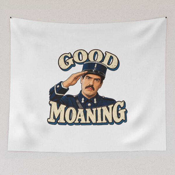 Item preview, GOOD MOANING - Officer - Captain - Crabtree designed and sold by WheelieGdArt.