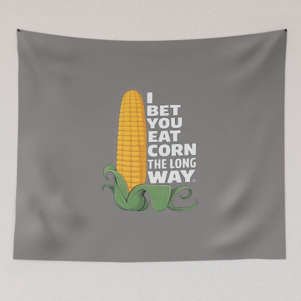 Item preview, I Bet You Eat Corn The Long Way Funny Shirt-23 designed and sold by KevinKruger.