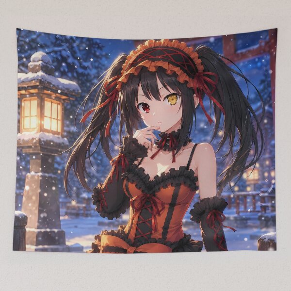 Item preview, Kurumi Tokisaki Date A Live Snowy Shrine Winter Glow designed and sold by mildaclairmo.