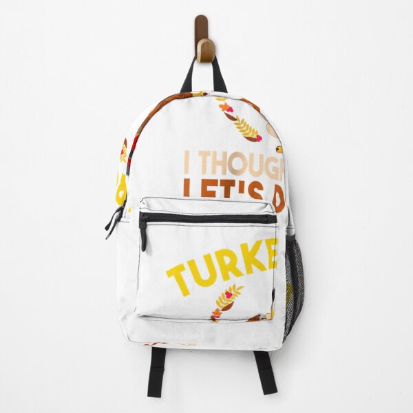 Item preview, Camiseta de béisbol raglán con estampado "TURKEY TROT I THOUGHT YOU DIID LET'S DO SHOTS" designed and sold by shop-insider.