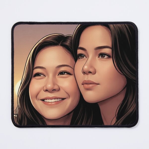 Item preview, Fire Elements Warmth Thai GL Kdrama Actress LGBTQ+ Cartoon Art Wall Decor Comic Print Poster Shirt Cell  designed and sold by Mind Space.