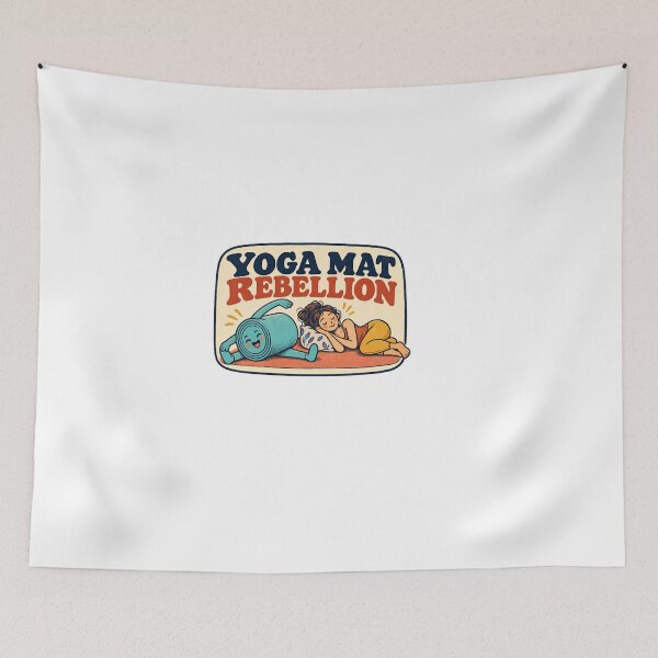 Item preview, Rebellious Yoga Mat Does the Stretching designed and sold by Pixdot.