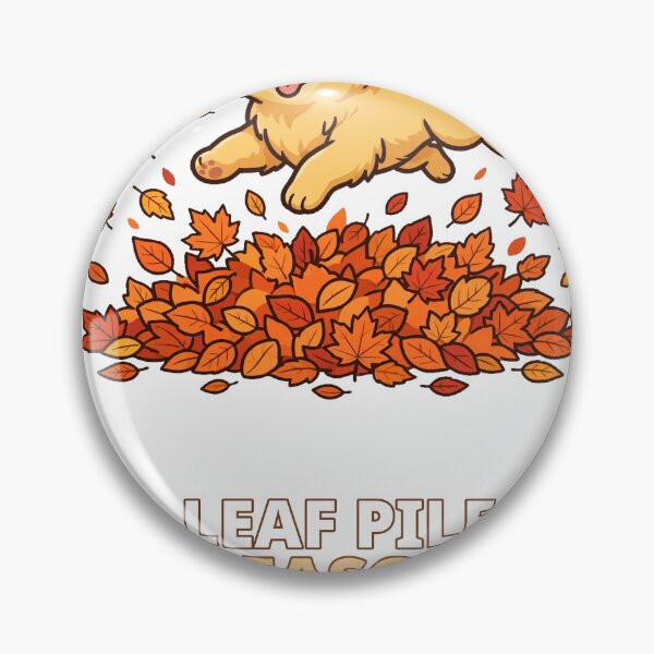 Artikelvorschau, Leaf Pile Jumping Dog Fall entworfen und verkauft von ThreeFlyingAces.