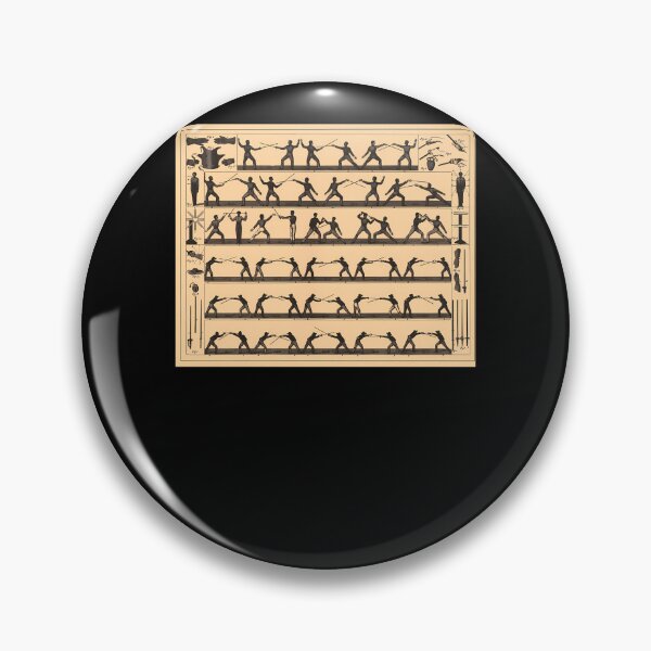 Item preview, Vintage-Fencing-Swordsmanship-Diagram-(1907) designed and sold by hollancl.