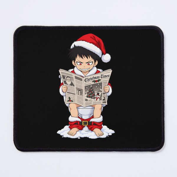 Item preview, Shinra Kusakabe Fire Force Christmas Times Toilet Humor designed and sold by mildaclairmo.