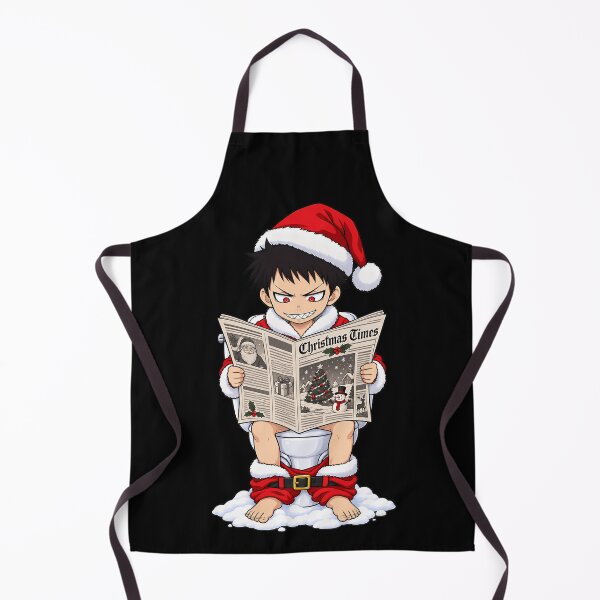 Item preview, Shinra Kusakabe Fire Force Christmas Times Toilet Humor designed and sold by mildaclairmo.