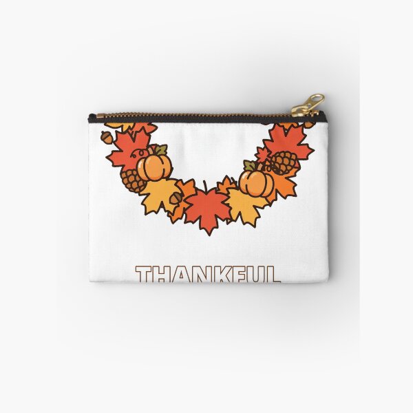 Artikelvorschau, Thankful Grateful Fall Typography Wreath entworfen und verkauft von ThreeFlyingAces.