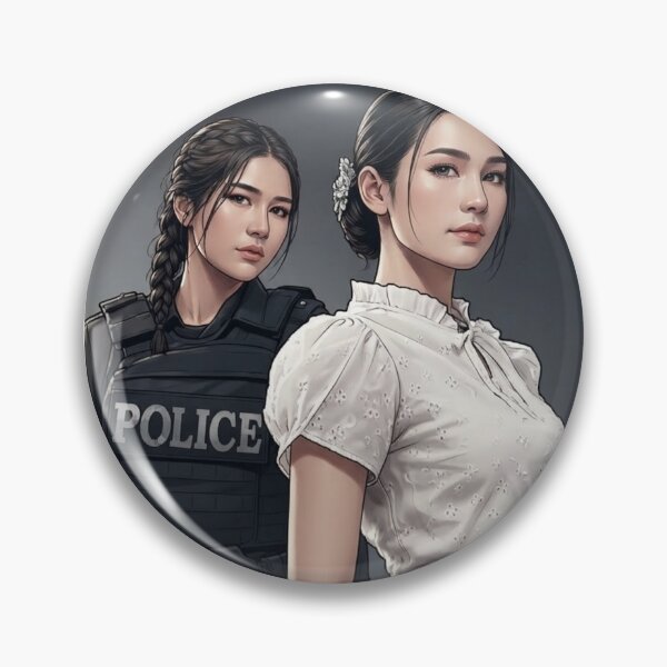 Item preview, Partners Master Bulan Pheem Khlang Thai GL Kdrama Actress LGBTQ+ Cartoon Art Wall Decor Comic Print Poster Shirt Cell  designed and sold by Mind Space.
