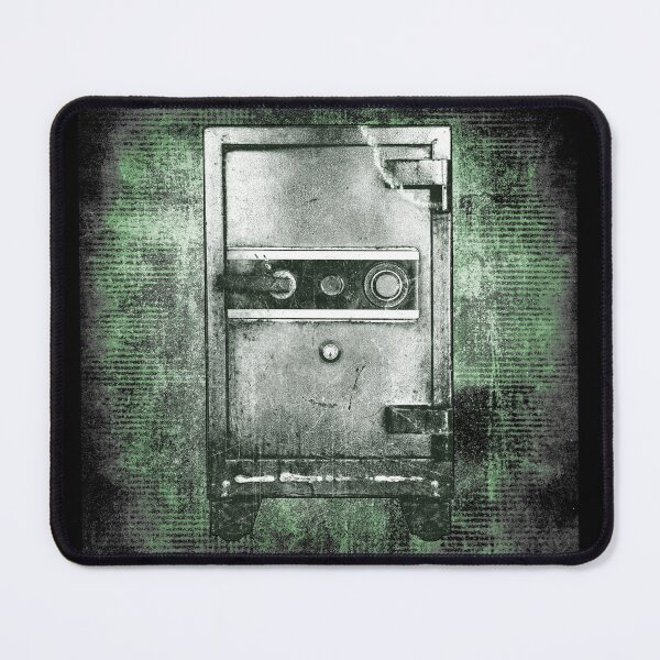 Item preview, Weathered Antique Iron Safe Green Vault Combination Lock designed and sold by Ghoul Enterprises.