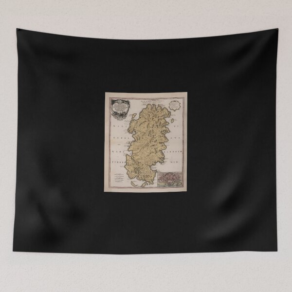 Item preview, Vintage-Map-Of-Sardinia-Italy-(1734) designed and sold by erreralob.