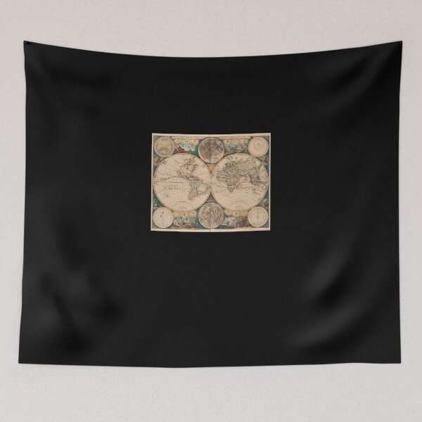 Item preview, Vintage-Map-Of-The-World-(1672)-2 designed and sold by zibertcow.