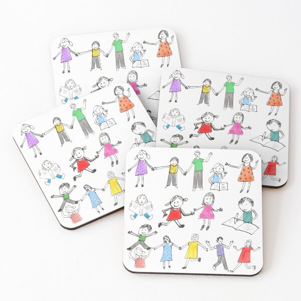 Item preview, Happy Kids Hand Drawn designed and sold by Boy and Belugee Studio.