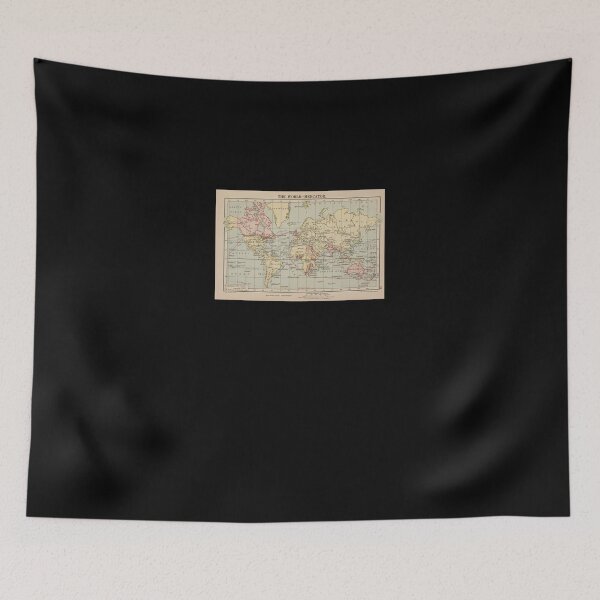 Item preview, Vintage-Map-Of-The-World-(1914) designed and sold by krillemley4.