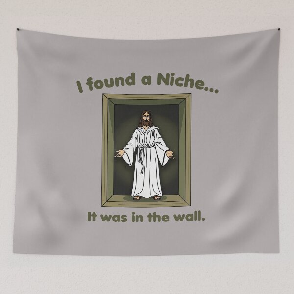 Item preview, I Found Jesus Behind The Couch Funny Tee-18 designed and sold by FabiansKugelher.