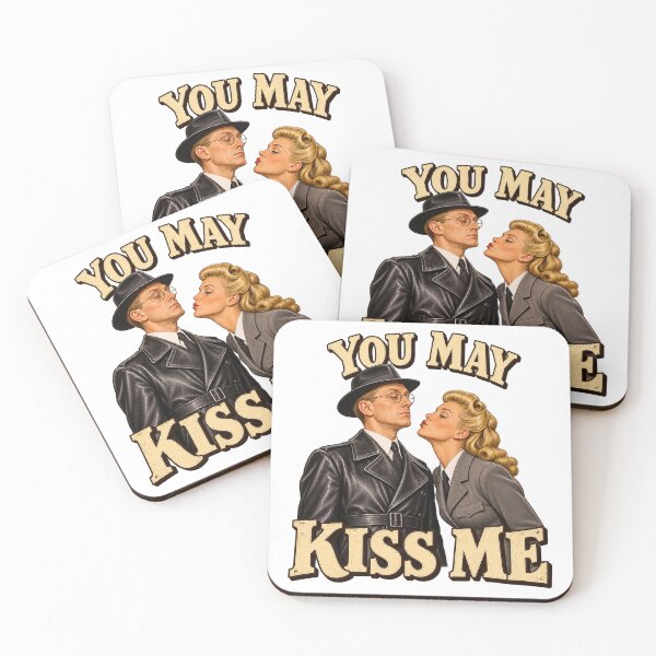 Item preview, YOU MAY KISS ME - Herr Otto Flick & Private Helga Geerhart designed and sold by WheelieGdArt.