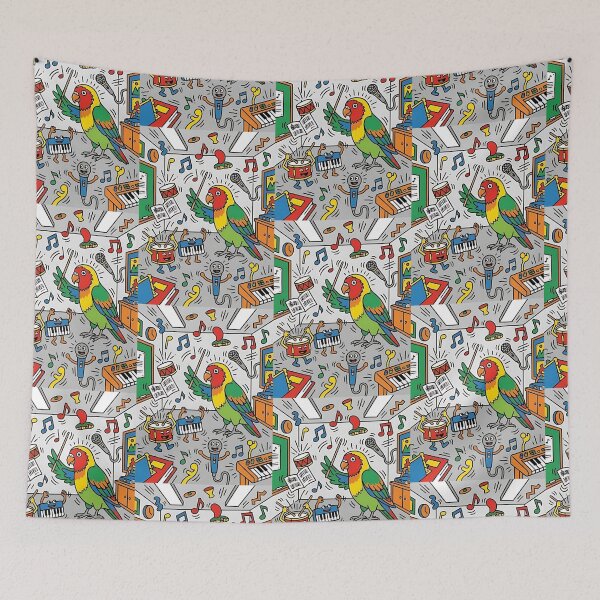 Item preview, Lovebird Music Teacher designed and sold by PictoVibe.