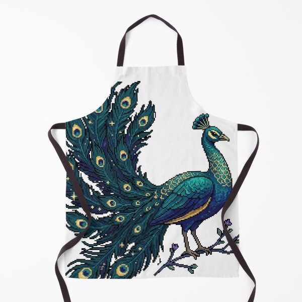 Item preview, Peacock Constellation — Celestial Pixel Art designed and sold by PixelBrujeria.