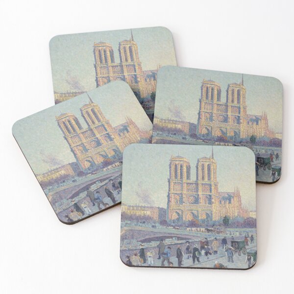 Item preview, Quai Saint-Michel y Notre-Dame de Paris de Maximilien Luce, paisaje urbano francés designed and sold by opptop.