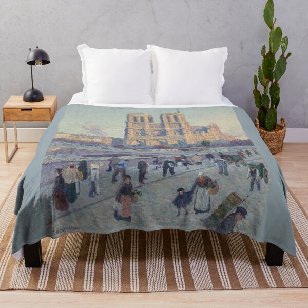 Item preview, Quai Saint-Michel y Notre-Dame de Paris de Maximilien Luce, paisaje urbano francés designed and sold by opptop.