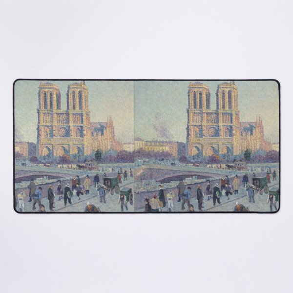 Item preview, Quai Saint-Michel and Notre-Dame de Paris by Maximilien Luce, French Cityscape designed and sold by opptop.