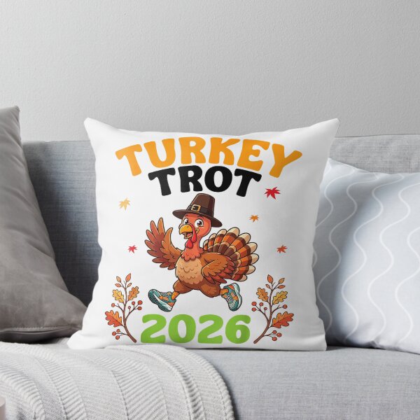Item preview, Turkey Trot 2026 Funny Running Pilgrim Hat Thanksgiving Fall T-Shirt designed and sold by Fester's Designs.