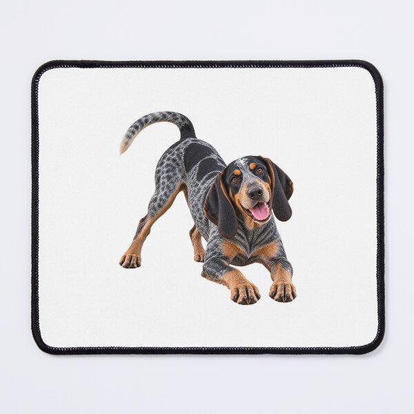 Item preview, Bluetick Coonhound dog Playing designed and sold by BackgroundND.