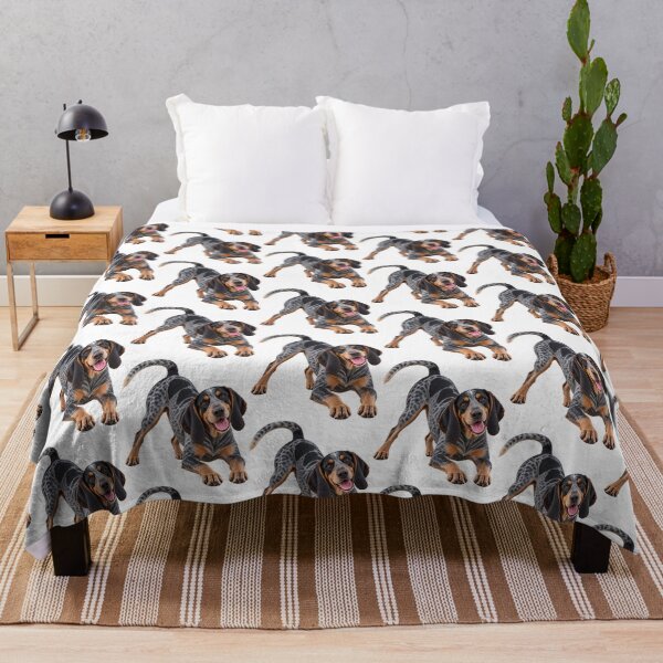 Item preview, Bluetick Coonhound dog Playing designed and sold by BackgroundND.