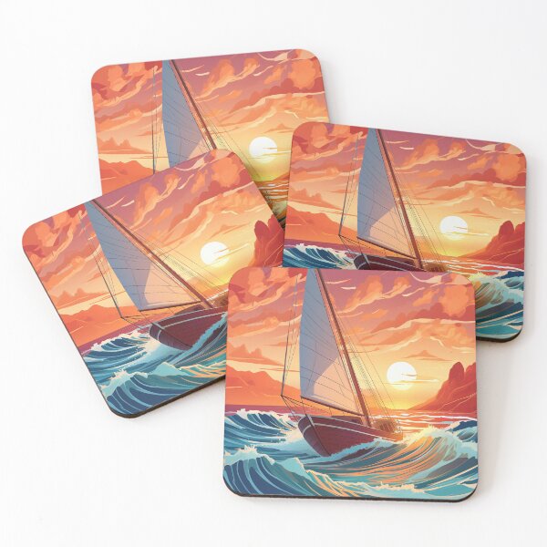 Item preview, Sailing into the Sunset. Generative Ai designed and sold by homydesign.